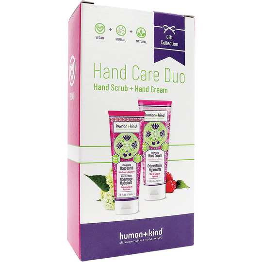 Hand cream+Hand Scrub Duo Elderflower, Human+Kind Håndkrem