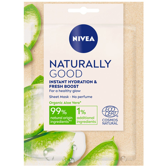 Naturally Good Aloe Vera Sheet Mask, 1 pcs Nivea Sheet Masks