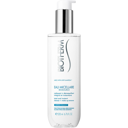 Biotherm Biosource Eau Micellaire 2-in-1 Cleanser + Makeup Remover, 200 ml Biotherm Sminkefjerner