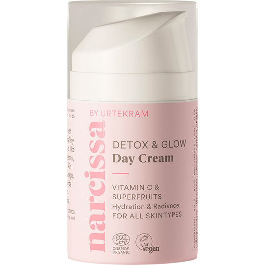 Narcissa Detox Glow, 50 ml Urtekram Dagkrem