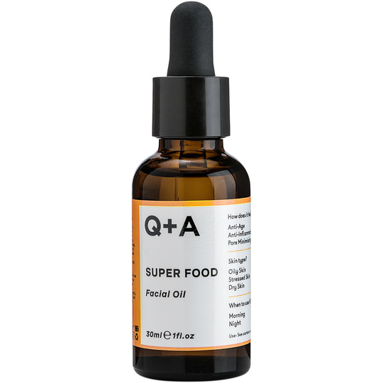 Super Food Facial Oil, 30 ml Q+A Ansiktsolje