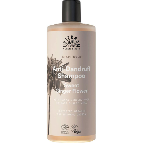 Anti-Dandruff Sweet Ginger Flower Shampoo, 500 ml Urtekram Sjampo