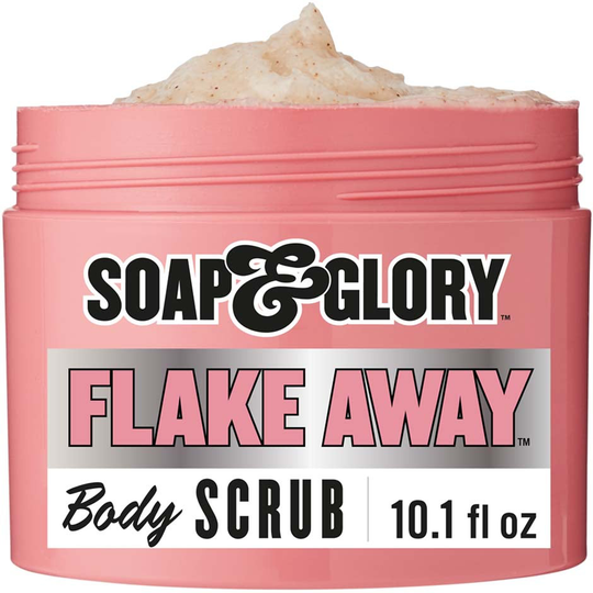 Flake Away Body Scrub for Exfoliation and Smoother Skin, 300 ml Soap & Glory Peeling