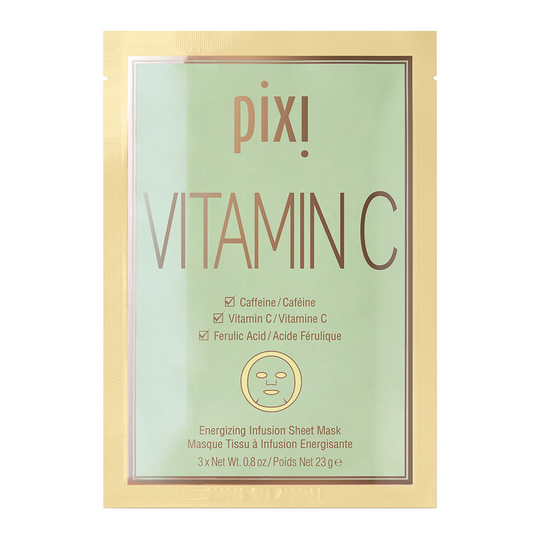 VITAMIN-C Energizing Sheet Mask, Pixi Ansiktsmaske
