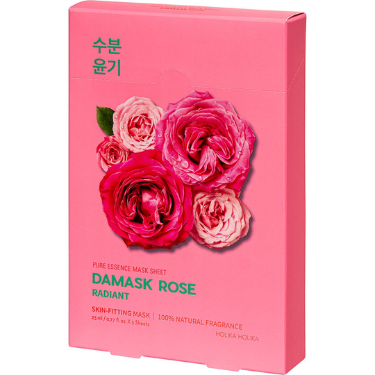 Pure Essence Mask Sheet Pack Damask Rose, Holika Holika Ansiktsmaske