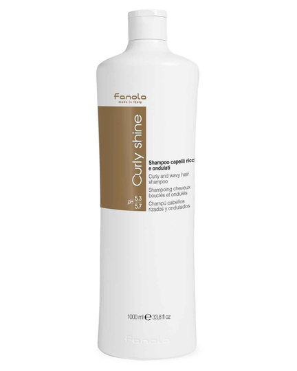 Fanola Curly Shine Curly And Wavy Hair Shampoo 1000 ml
