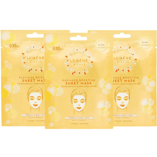 Radiance Boosting Sheet Mask, Lumene Hudpleie