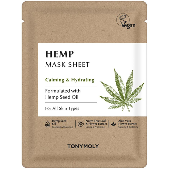 Hemp Mask Sheet, 21 ml Tonymoly Ansiktsmaske