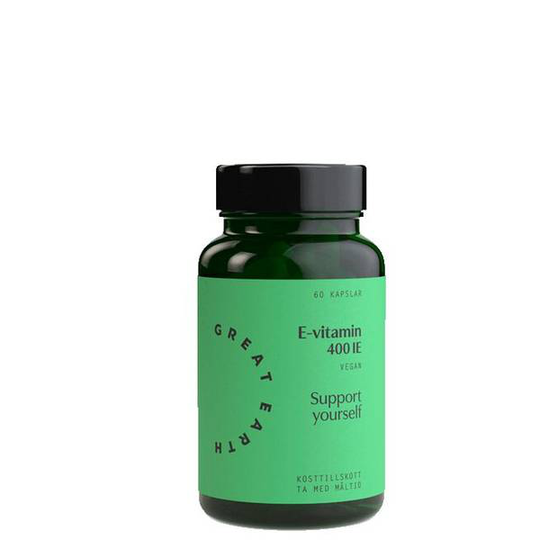 Great Earth E-vitamin, 60 kapslar