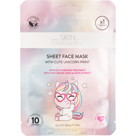 Camilla Pihl Cosmetics Skin Beauty Moisture Boost Unicorn Sheetmask 2