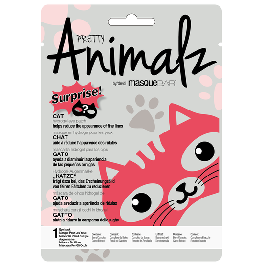 MasqueBar Animalz Cat Hydro Eye Mask