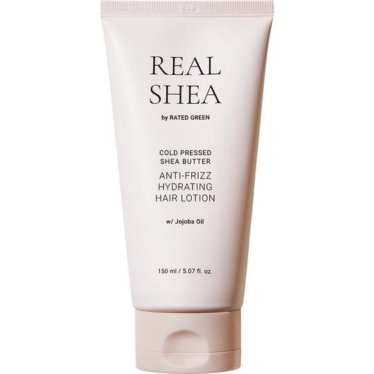 Real Shea Anti- Frizz Hydrating Lotion w/ Jojoba Oil, 150 ml Rated Green Pleiende hårprodukter