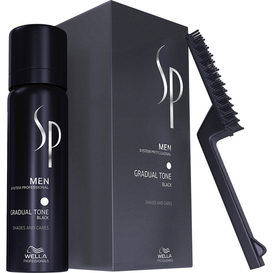 Wella System Professional Men Gradual Tone Black, 60 ml Wella Svart hårfarge