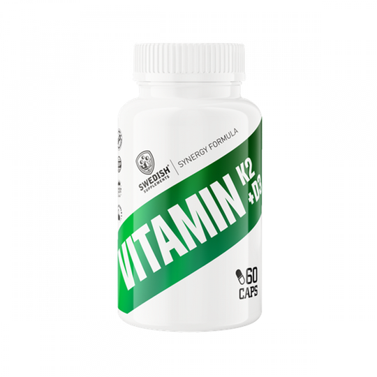 Swedish Supplements Vitamin K2 + D3 - 60 kaps