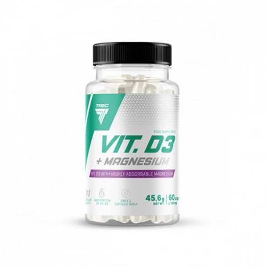 Trec Vit. D3+Magnesium - 60 caps