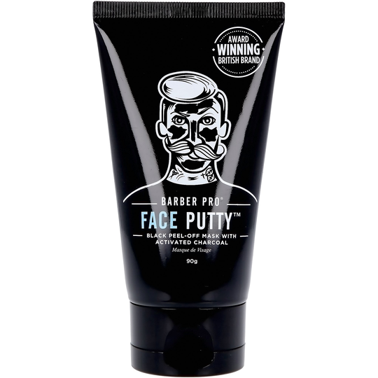 Barber pro Face Putty- Black peel-off mask 90 ml tub 90 ml